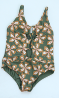Groovy Hibiscus Girls Swimsuit